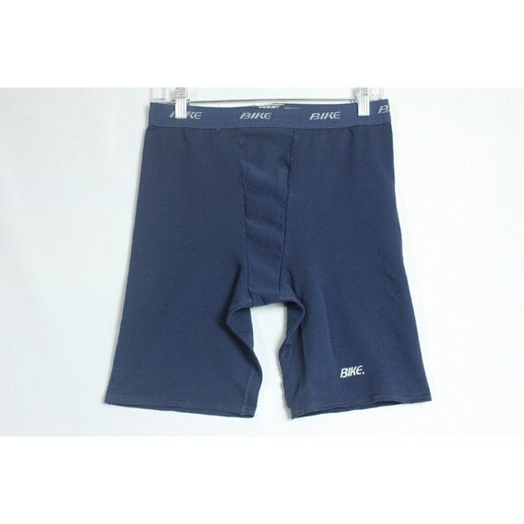 BIKE Athletic Compression Short - Blue Size Large Made in USA - Picture 1 of 8